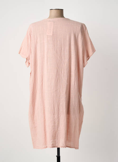 Rochie scurtă roz deschis ITALY MODA femeie