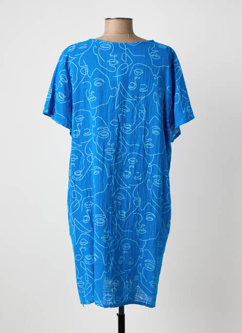 Rochie scurtă albastru deschis NEW COLLECTION femeie