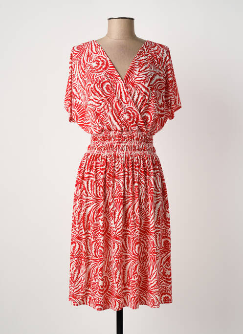 Rochie midi roșu ELENA Z femeie