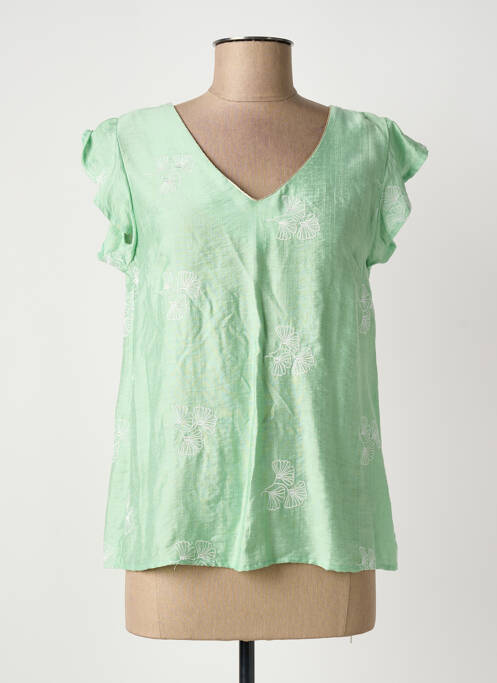 Top verde MAELLE femeie