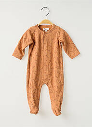 Pijama mâneci lungi maro MOULIN ROTY enfant