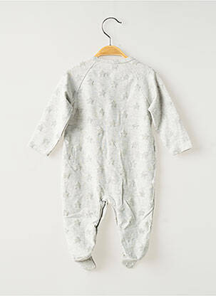 Pijama guler rotund gri DOO & BO copil