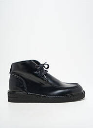 Botine/ghete material neted toc plat până la 3 cm negru OSWEN femme