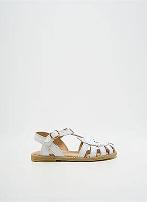 Sandale/Pantofi decupați alb EMILE ET IDA fată
