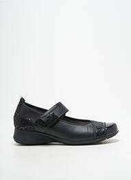 Balerine închidere cu arici toc plat până la 3 cm negru PEDI GIRL femme