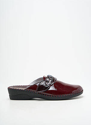 Mulete/Saboți roșu LA PLUME femeie