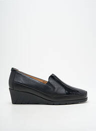 Mocasini arcadă plantară toc de 4 la 6 cm negru LUXAT femme