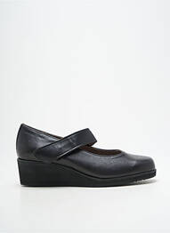 Pantofi cu toc țesătură satinată toc de 4 la 6 cm negru JMG HOUCKE femme
