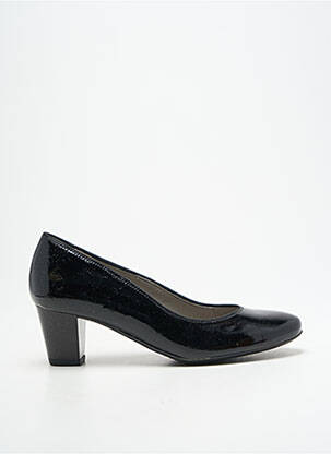Pantofi cu toc material neted toc de 4 la 6 cm negru ARA femeie