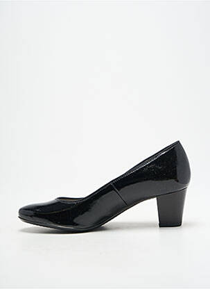 Pantofi cu toc material neted toc de 4 la 6 cm negru ARA femeie