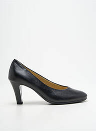 Pantofi cu toc țesătură satinată toc de 7 la 9 cm negru ARA femme