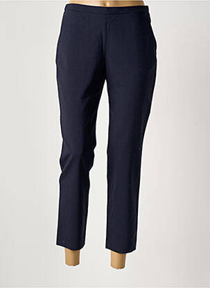 Pantalon 7/8 elasticitate mărime normală albastru 6397 femeie