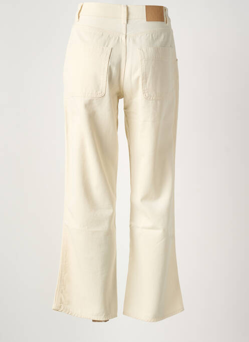 Blugi cu croială largă bej 6397 femeie