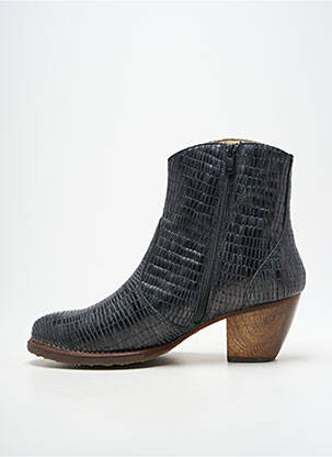 Botine/ghete cubanez toc de 4 la 6 cm gri NEOSENS femeie