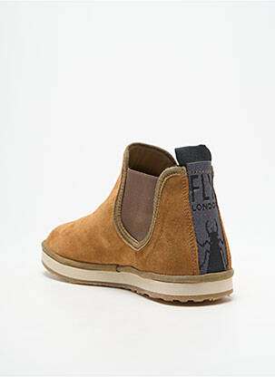 Botine/ghete nubuc vârf rotund maro FLY LONDON bărbat