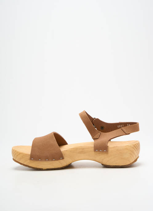 Sandale/Pantofi decupați maro EL NATURALISTA femeie