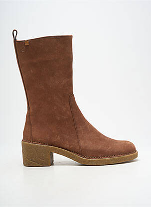 Botine/ghete toc mic toc de 4 la 6 cm maro EL NATURALISTA femeie