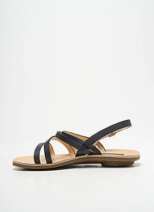 Sandale/pantofi decupați chiquet toc plat până la 3 cm negru NEOSENS femeie