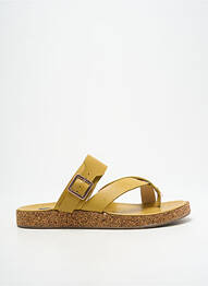 Șlapi arcadă plantară toc plat până la 3 cm verde NEOSENS femme