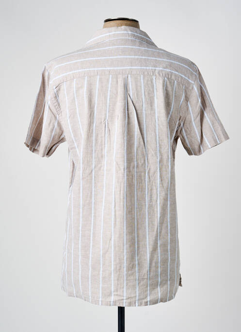 Cămașă cu mâneci scurte bej SORBINO bărbat