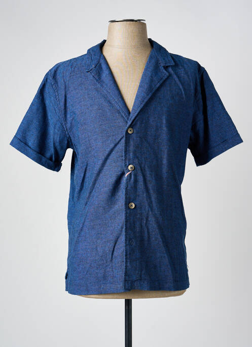 Cămașă cu mâneci scurte albastru SORBINO bărbat