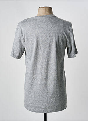 Tricou țesătură melanj mâneci scurte gri NIKE bărbat