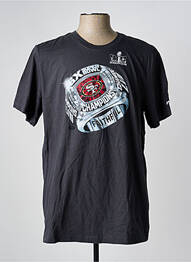 Tricou croială dreaptă mâneci scurte gri NIKE homme