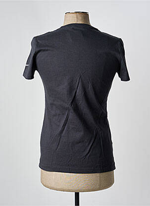 Tricou serigrafie flockată mâneci scurte gri NIKE femeie