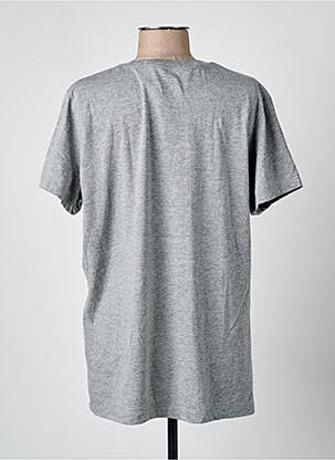 Tricou serigrafie flockată mâneci scurte gri NIKE femeie