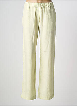 Pantalon drept verde SAMSOE & SAMSOE femeie