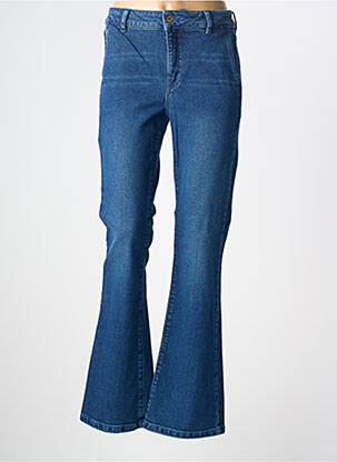 Blugi cu croială evazată albastru HAPPY femeie