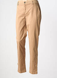Pantalon chino țesătură poplin mărime normală maro LIU JO femme
