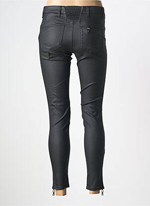 Pantalon slim țesătură acoperită mărime normală negru LIU JO femeie