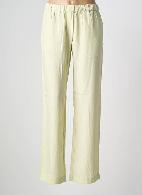 Pantalon drept verde SAMSOE & SAMSOE femeie
