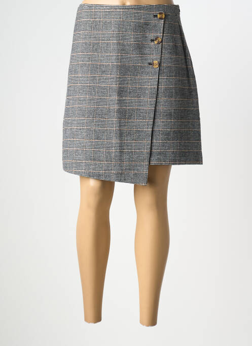 Fustă scurtă gri C'EST BEAU LA VIE femeie