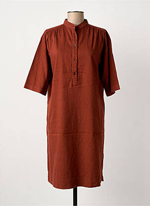 Rochie midi maro HARTFORD femeie