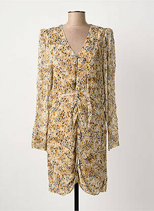 Rochie midi galben SECOND FEMALE femeie