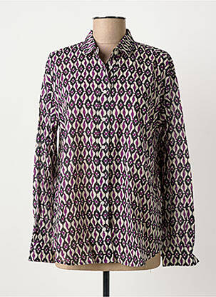 Cămașă țesătură crep mâneci lungi violet HARTFORD femeie