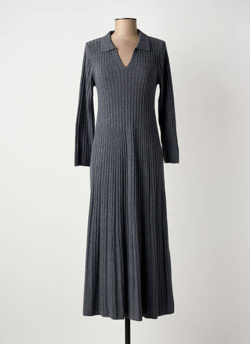 Rochie lungă gri NICE THINGS femeie