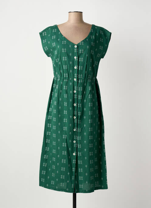 Rochie midi verde NICE THINGS femeie