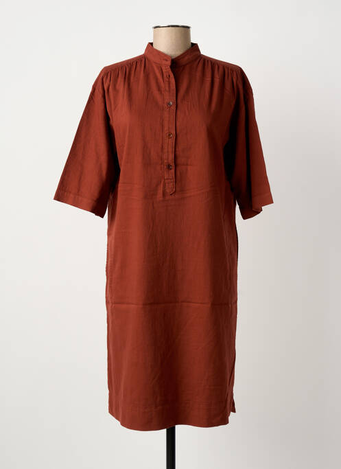 Rochie midi maro HARTFORD femeie