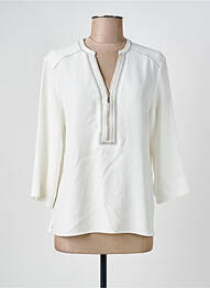 Bluză ușoară și transparentă mâneci 3/4 bej GERARD DAREL femme