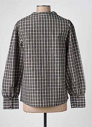 Cămașă țesătură crep mâneci lungi negru C'EST BEAU LA VIE femeie