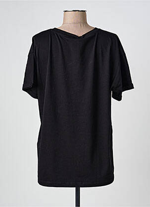 Tricou croială dreaptă mâneci scurte negru LIU JO femeie
