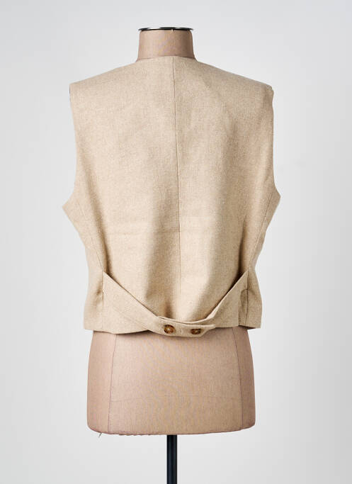 Vestă fără mâneci bej SOPHIE + LUCIE femeie