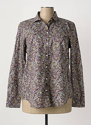 Cămașă imprimeu floral mâneci lungi violet HARTFORD femeie