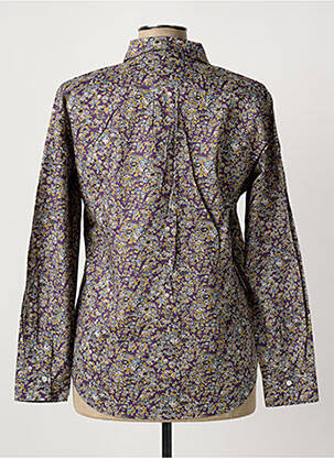 Cămașă imprimeu floral mâneci lungi violet HARTFORD femeie