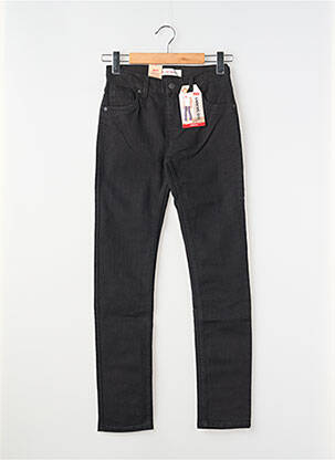Blugi skinny imprimeu dungi mărime reglabilă negru LEVI'S băiat