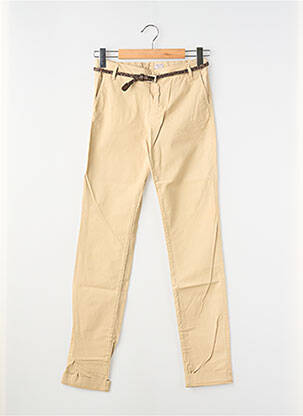 Pantalon chino elasticitate mărime reglabilă bej TEDDY SMITH băiat