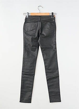 Pantalon slim talie joasă negru TEDDY SMITH fată